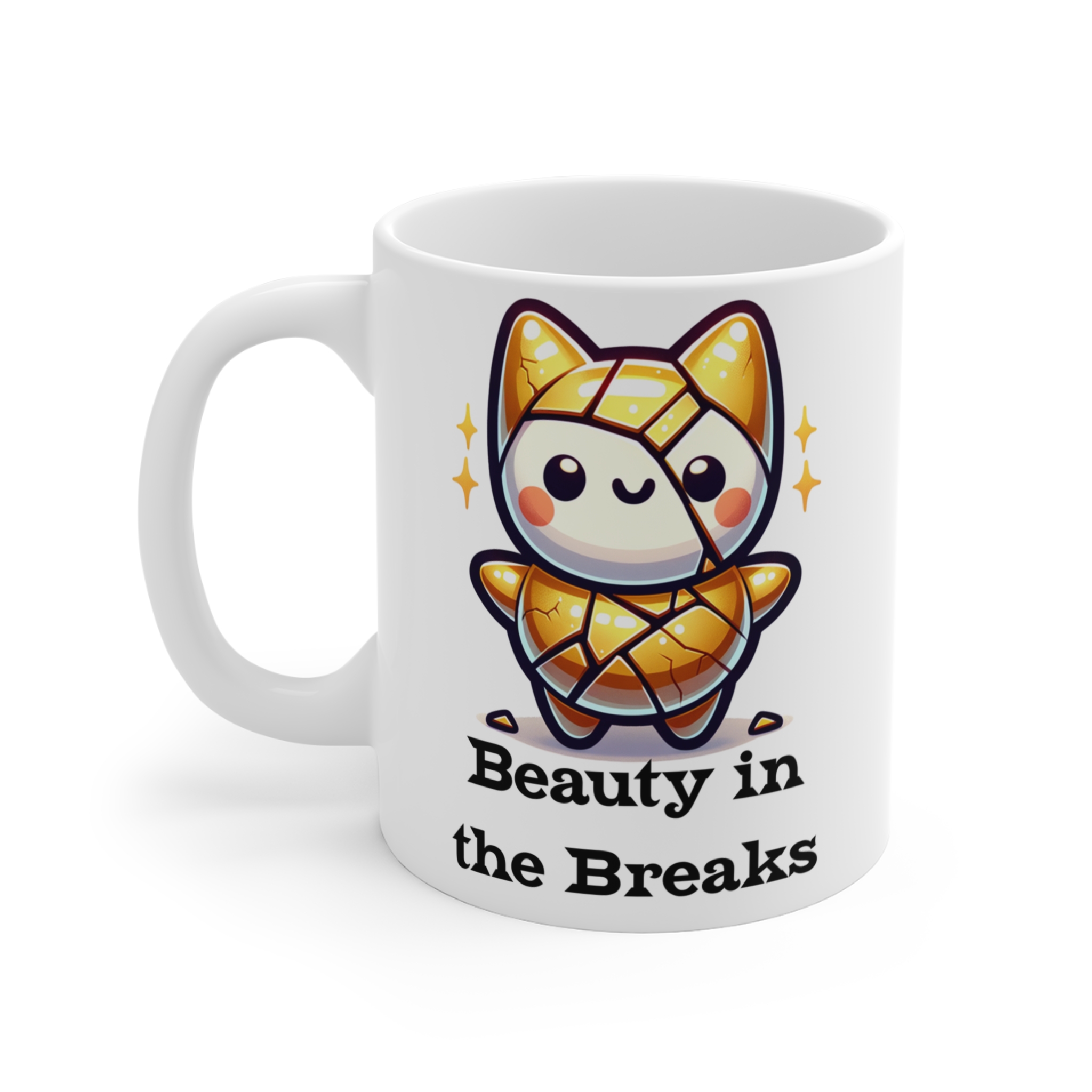 Beauty in the Breaks: Inspirational Heart Mug - Image 3