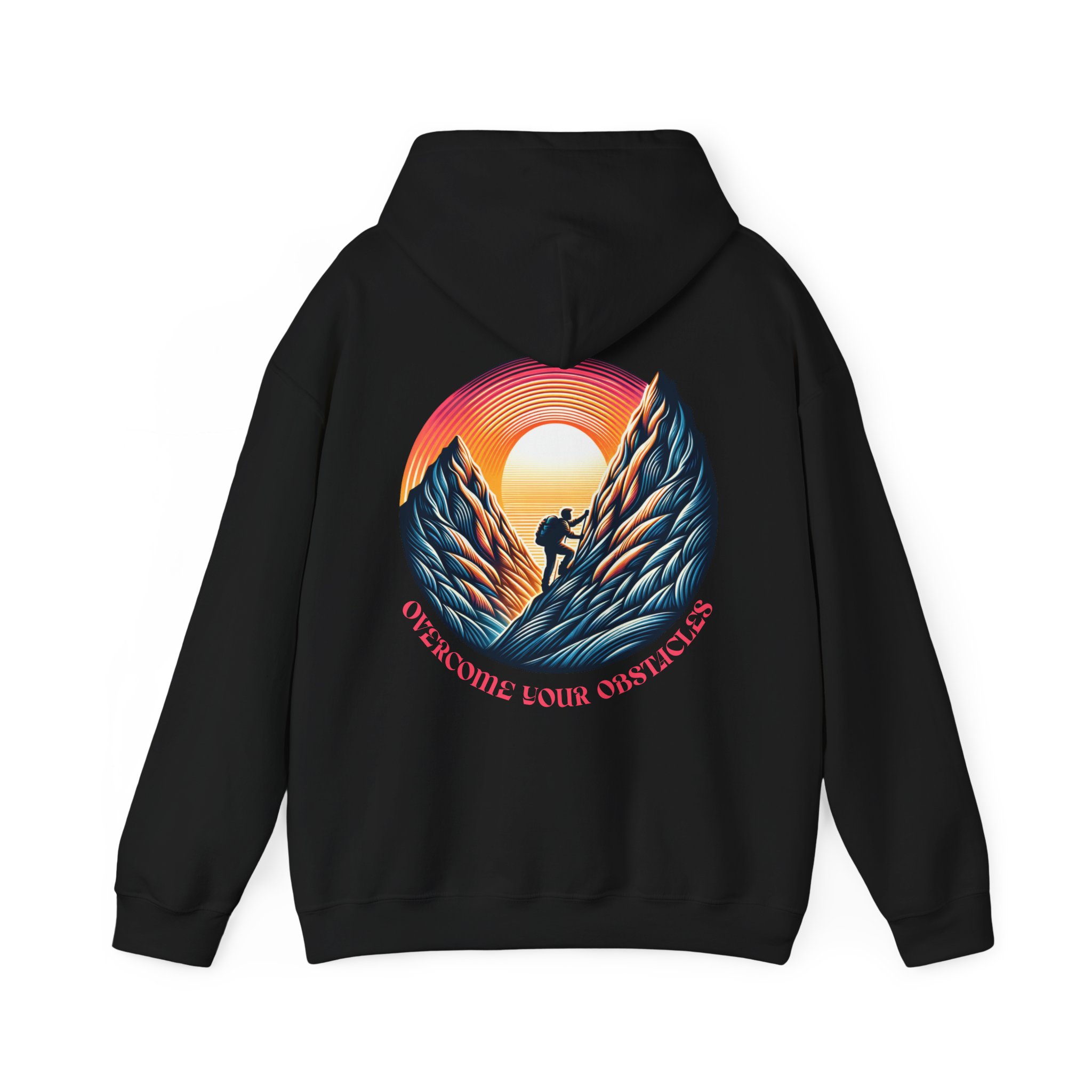 Overcome Your Obstacles: Inspirational Hoodie for Daily Motivation - Image 2