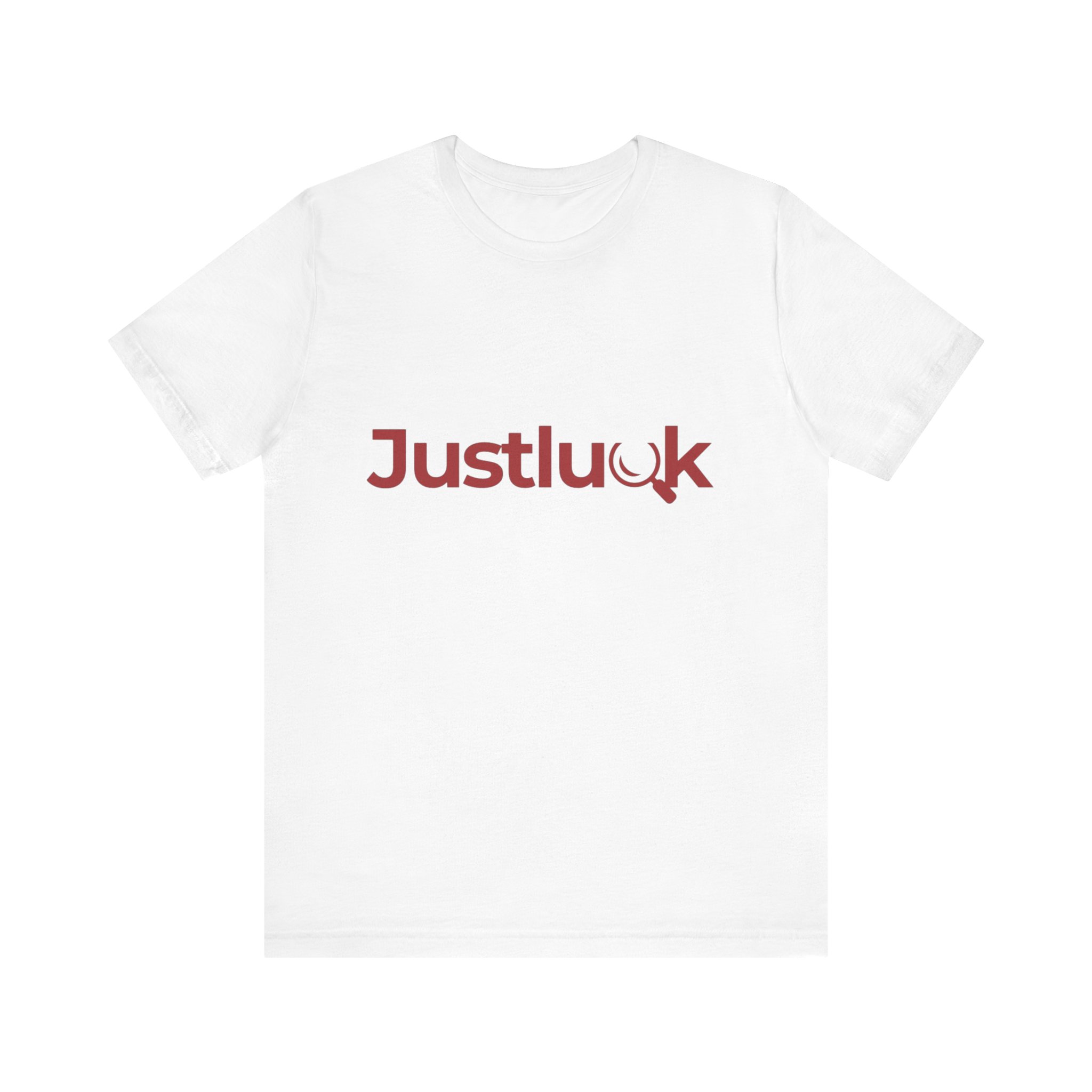 Justlook: Unique Magnifying Glass Logo T-Shirt and Sweatshirt Design - Image 3