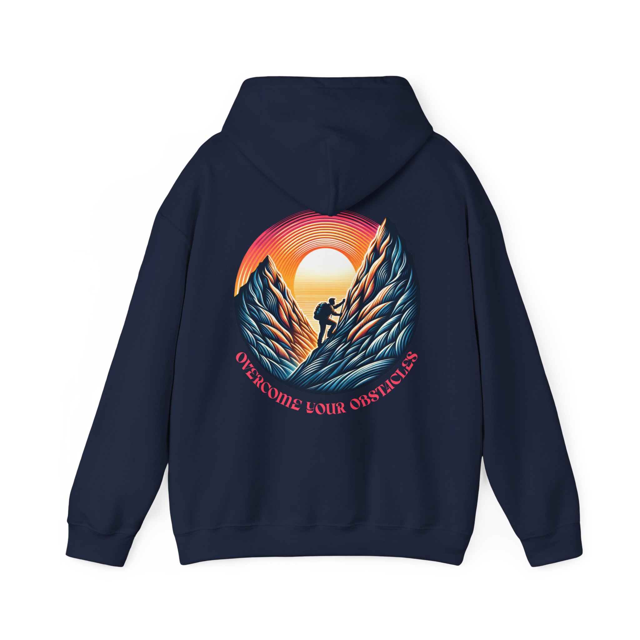 Overcome Your Obstacles: Inspirational Hoodie for Daily Motivation - Image 4