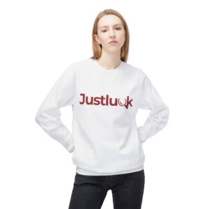 Justlook: Unique Magnifying Glass Logo T-Shirt and Sweatshirt Design