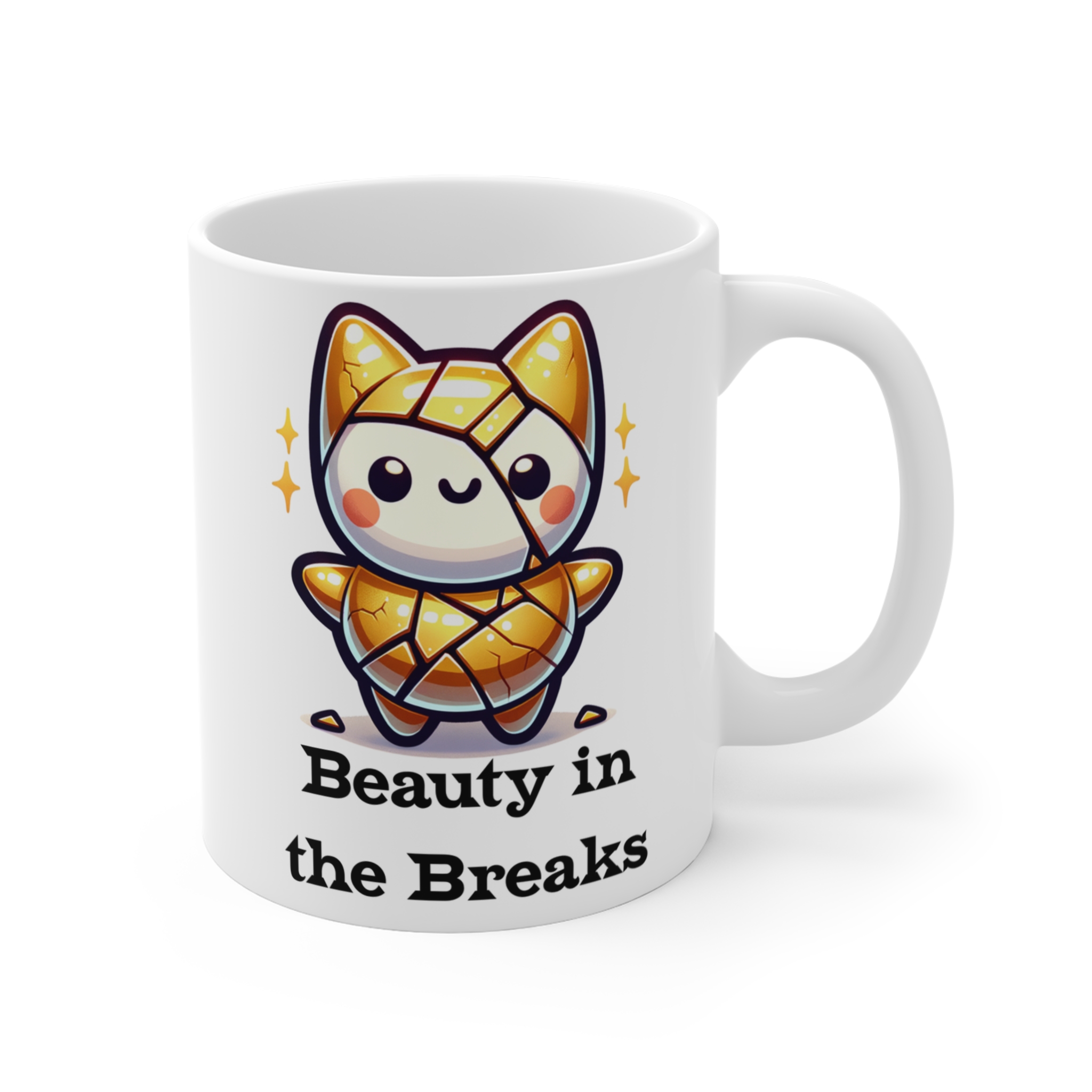 Beauty in the Breaks: Inspirational Heart Mug - Image 4