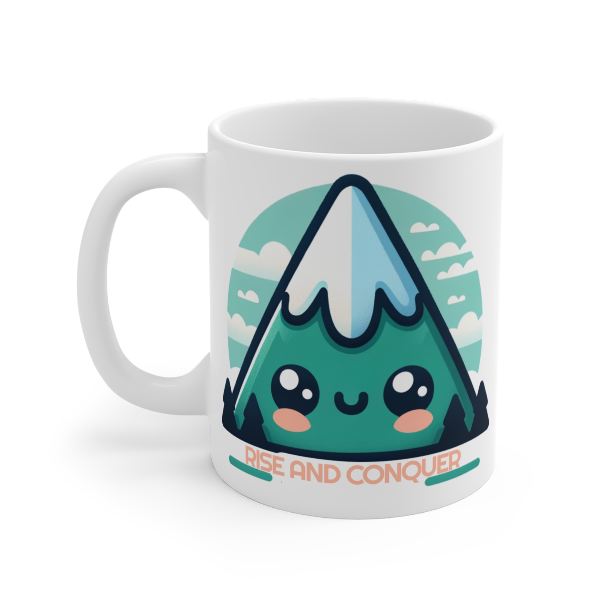 Rise and Conquer: Motivational Mountain Mug - Image 3