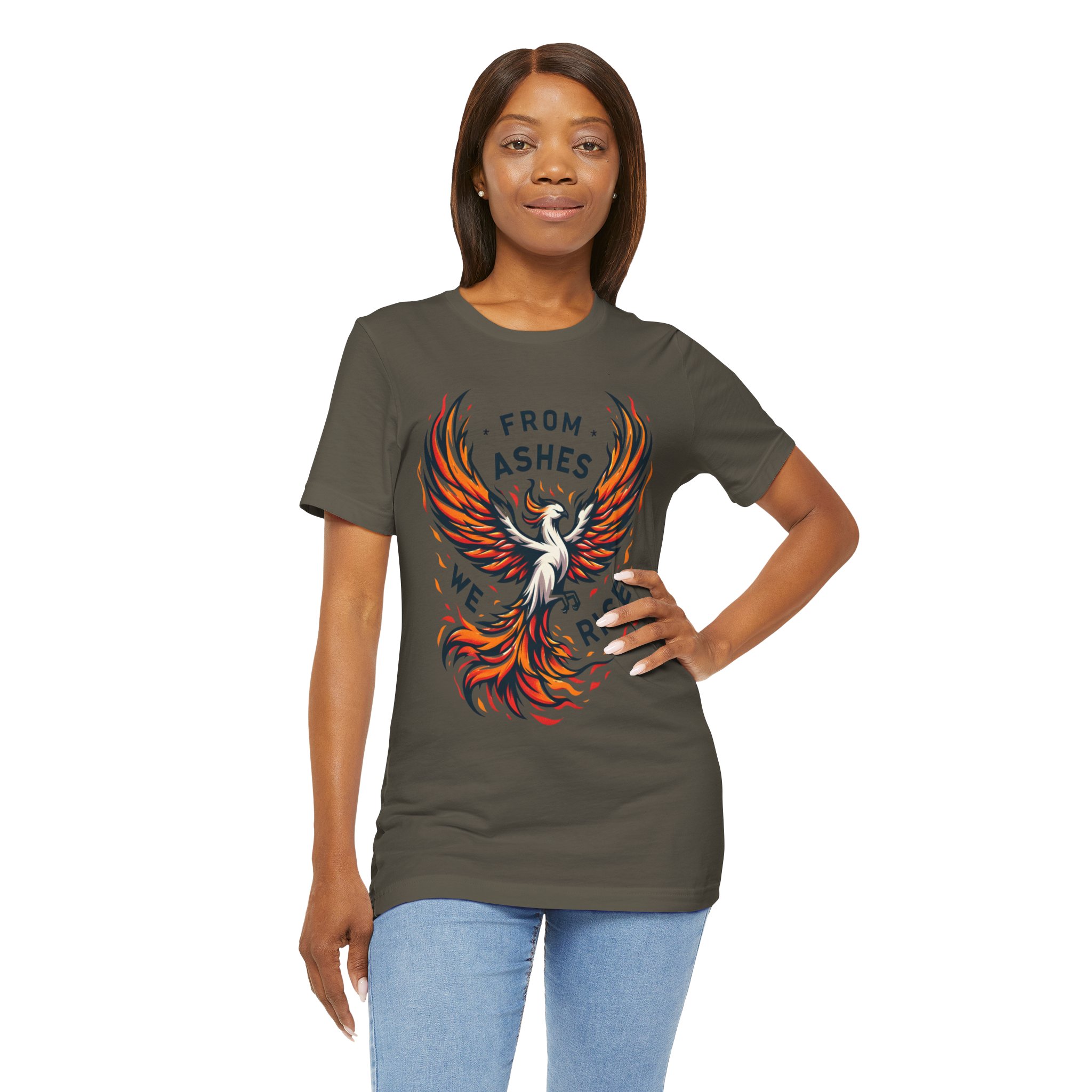 Phoenix Rebirth: Rise from the Ashes T-Shirt - Image 4