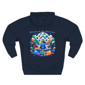 Fitness Is My Therapy: Embrace Wellness Hoodie
