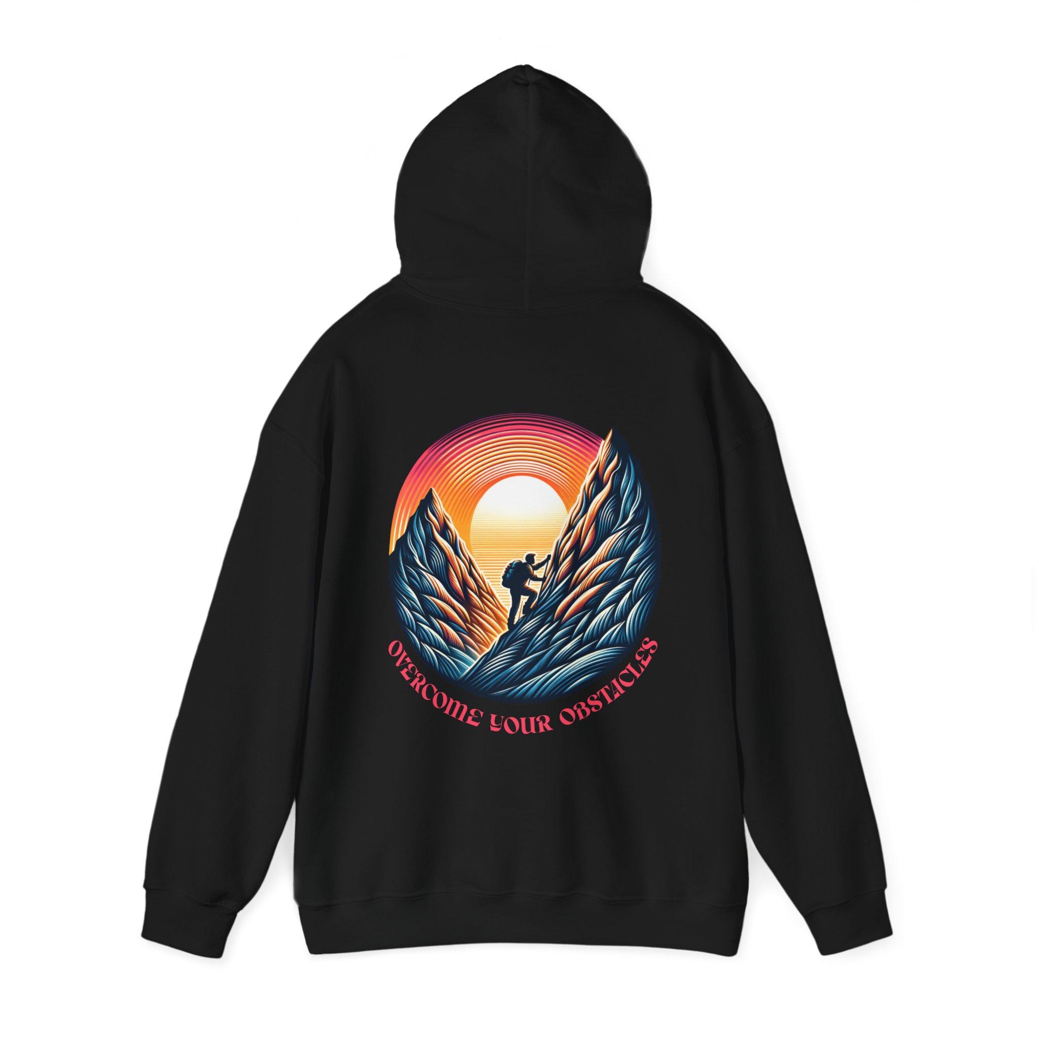 Overcome Your Obstacles: Inspirational Hoodie for Daily Motivation - Image 3