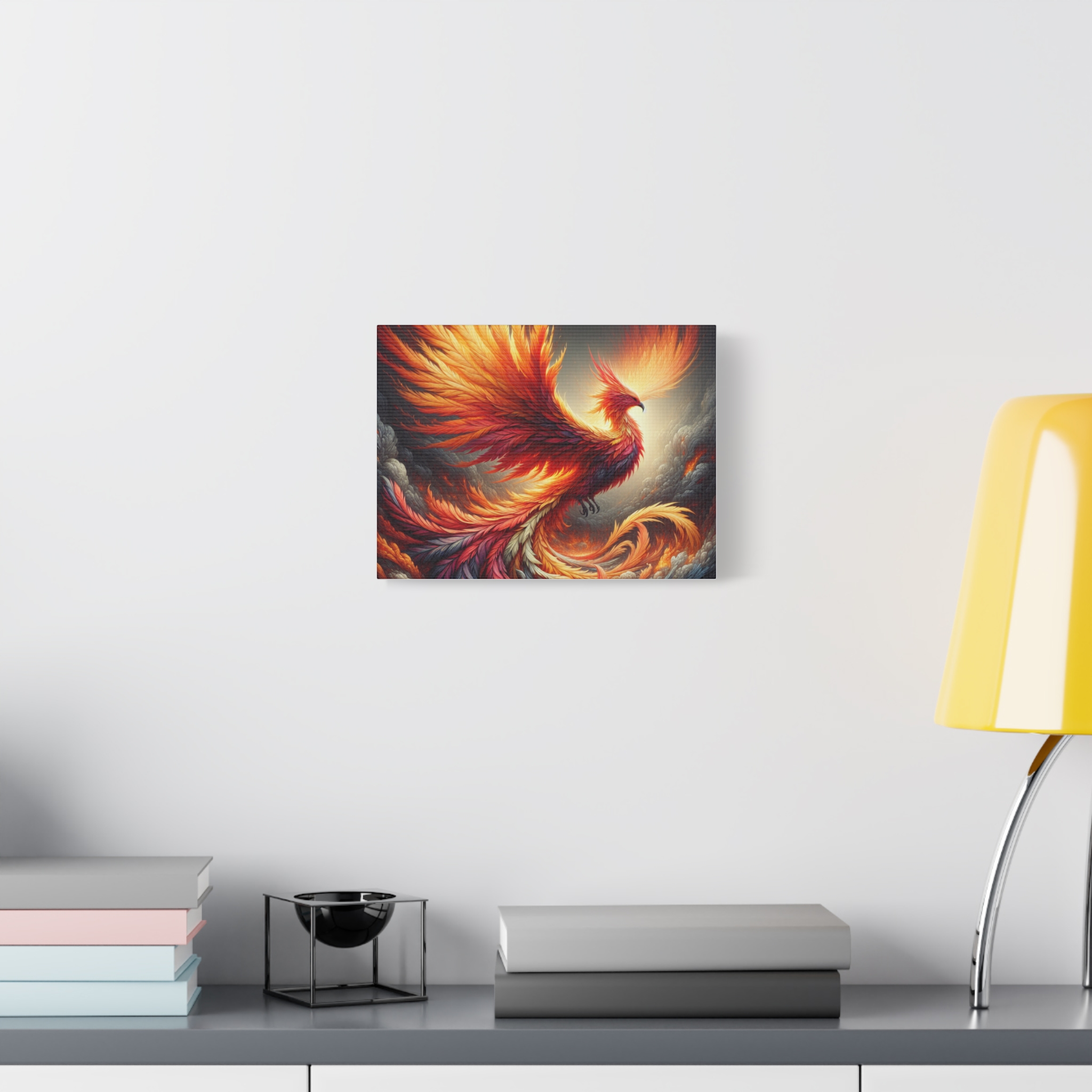 Phoenix Rising: Rebirth and Renewal Canvas
