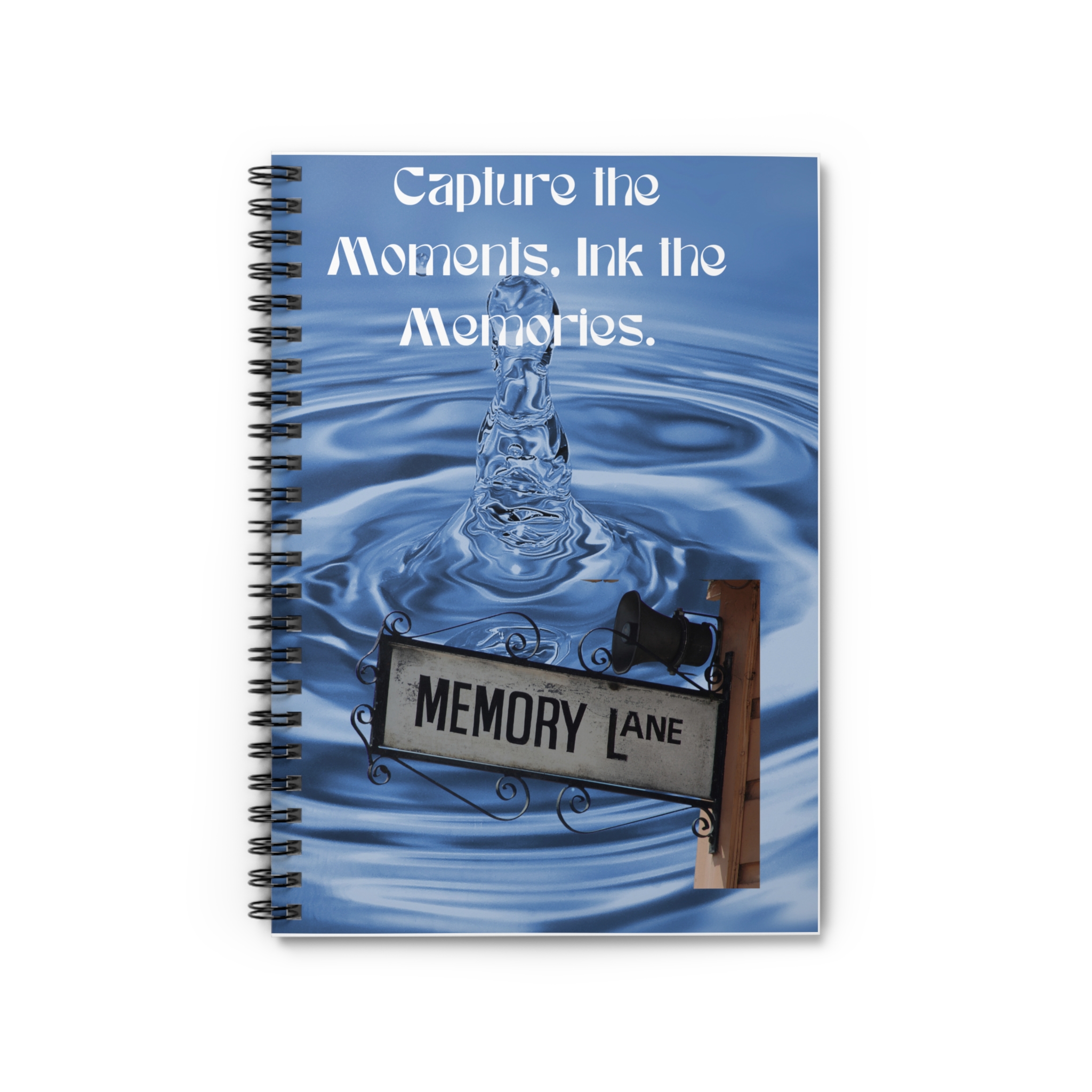 Capture the Moments, Ink the Memories: Spiral Notebook.